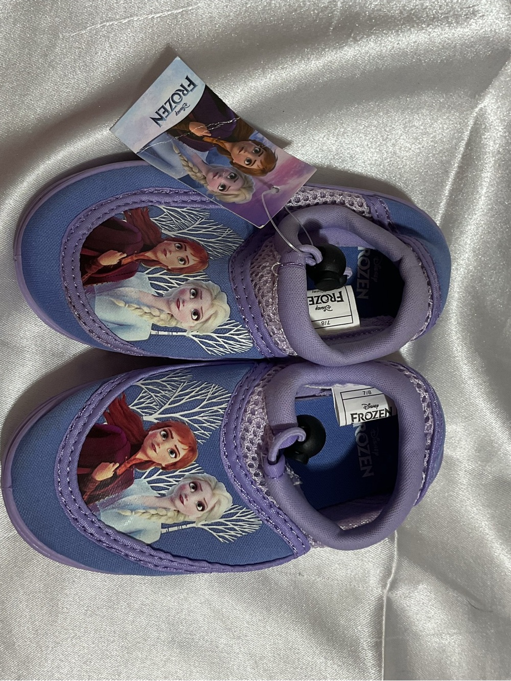 Disney Frozen Girls' Purple Slip-On Sneakers